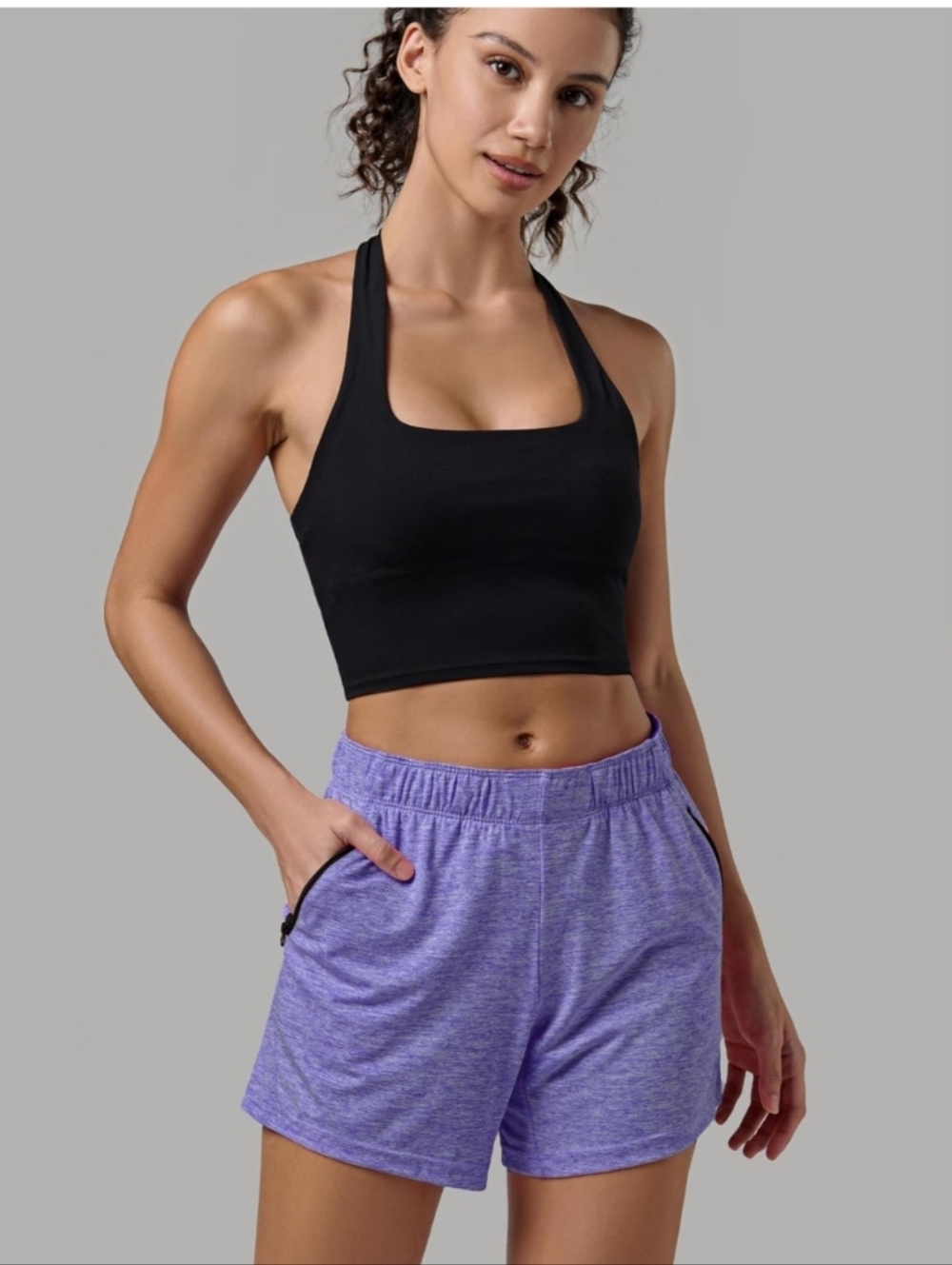 Liberty Pro Purple Heathered Athletic Shorts - Size Large (EUC) - Picture 9 of 11